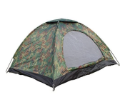 Outdoor 4 Person Raining Proof Travel Camping Tent - Army Green  - Similar Product Imag - ID 92700