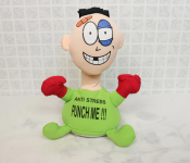 FN-PUNCH ME Anti Stress Toy for Hitting Little Kids Creative Electric Decompression Doll Kinetic Interactive Plush Toys