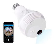 360 Degrees 960P WIFI Panoramic Bulb Home Security Camera - White  - Similar Product Imag - ID 92484