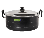 Royalford RF10008 36cm Non Stick Biriyani Pot with Stainless Steel Lid - Black  - Similar Product Imag - ID 93076