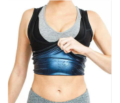 FN-Women Workout Sauna Shapewear for Weight Loss Large/XL - Black
