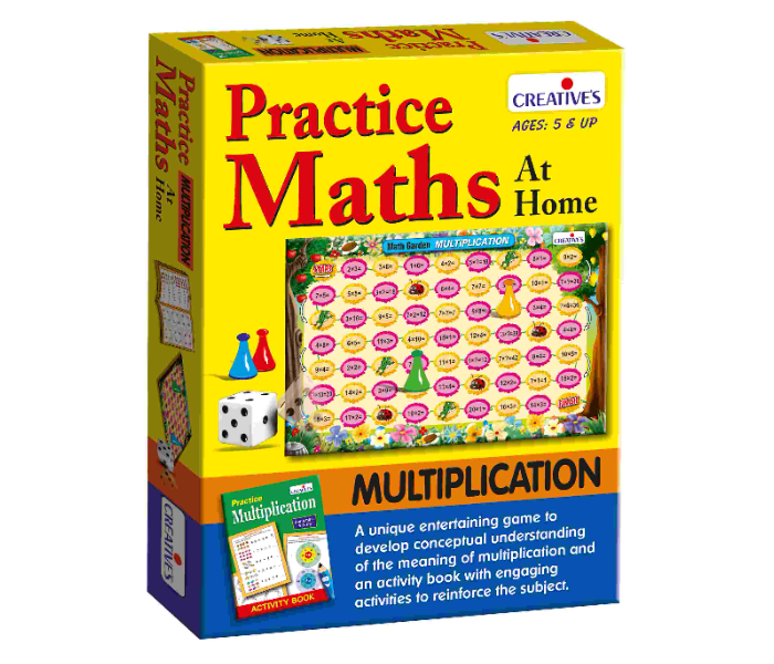 JMsouq Creative Educational CE01071 Practice Maths at Home Multiplication Educational Game for Kids  - Similar Product Imag - ID 92107