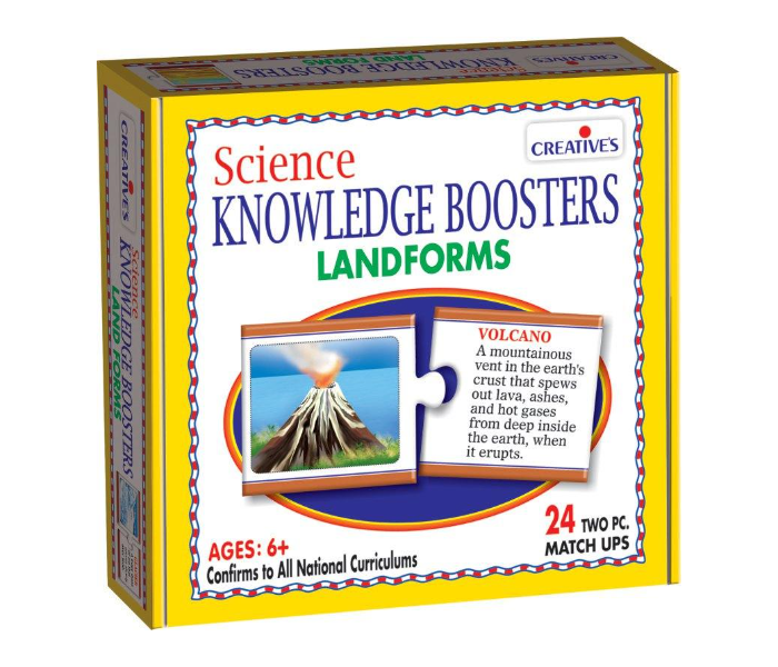 JMsouq Creative Educational CE00193 Science Knowledge Boosters Land Forms Puzzle for Kids  - Similar Product Imag - ID 92111