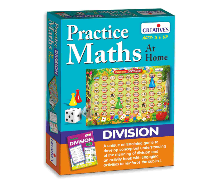 JMsouq Creative Educational CE01072 Practice Maths at Home Division Educational Game for Kids  - Similar Product Imag - ID 92108