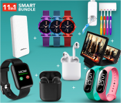 Digital Touch Screen Watch 1516 - Green Mint + Digital Touch Screen Watch 1516 - Pink + Jongo Toothpaste Dispenser -JA154 + InPods 12 Twin Bluetooth Headset - Black + InPods 12 Twin Bluetooth Headset - White + F1 Magnifying 3D Screen Amplifier Enlarged Screen Mobile Phone – Black + D13 Smart Watch With Heart Rate Monitor - Black + Demaco Super Power Bank 20000mAh - White + FLLi Star Sky Magnetic Mesh Strap Watch - Blue + FLLi Star Sky Magnetic Mesh Strap Watch - Purple + FLLi Star Sky Magnetic Mesh Strap Watch - Red 