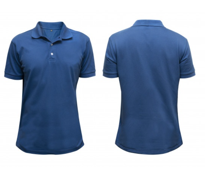 Premium Honey Comb Polo T-Shirt for XL Men - Royal Blue   - Similar Product Imag - ID 96719