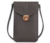 Leather Ladies Crossbody Sling Smartphone Bag - Black  - Similar Product Imag - ID 87257