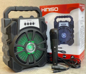 Kimiso QS-S666 Portable Bluetooth Speaker with Microphone - Black