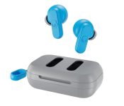 Skullcandy Dime True Wireless Earbuds - Light Grey and Blue