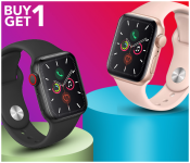 IWO 8 Sport Smart Watch - Black + IWO 8 Sport Smart Watch - Pink