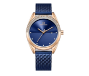 Naviforce 5015L Mesh Stainless Steel Analog Watch for Women - Blue