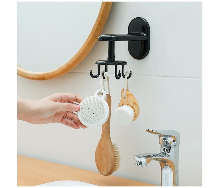 GTC 22000638 Multipurpose Wall Hanger with 360 Degree Rotating Hook - Black  - Similar Product Imag - ID 96014