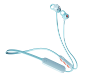 Skullcandy JibPlus Wireless Simplicity Earbuds - Bleached Sky Blue Front View - ID 94334