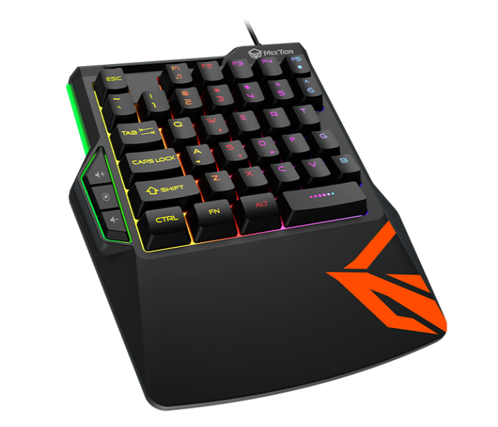 Meetion MT-KB015 One-Handed Gaming Keyboard -Black  - Similar Product Imag - ID 98393