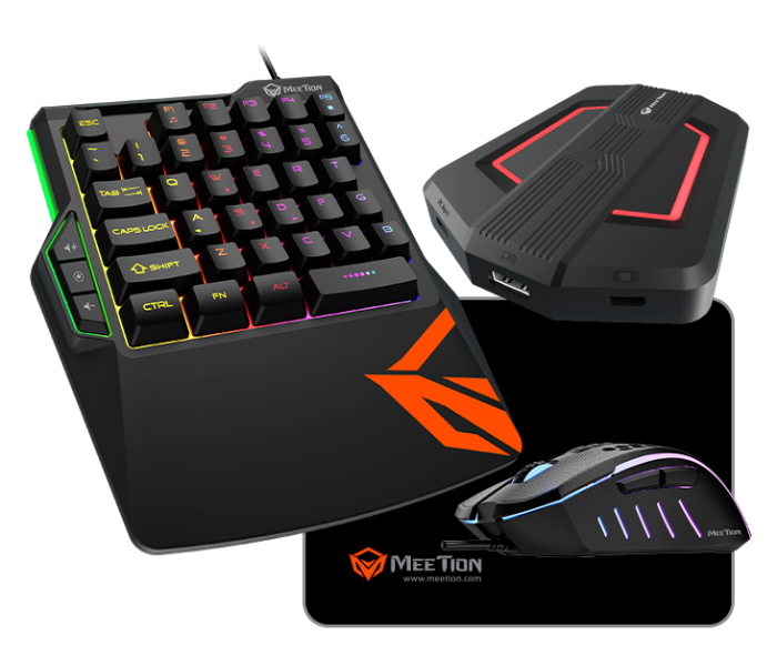 Meetion MT-CO015 Gaming Kit Console Keyboard and Mouse Bundle Converter -Black  - Similar Product Imag - ID 98392