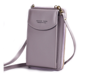 Forever Young Women PU Leather Mini Sling Bag - Purple