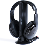 Jongo MH2001 5 in 1 Wireless Headphone with FM Radio - Black  - Similar Product Imag - ID 98257