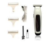 HTC AT-229C Rechargeable Hair Clipper with Stainless Steel Blade - White