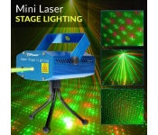 6 in 1 LED 7 Colors Sound Activated Laser Light - Light Blue