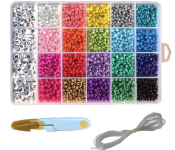 5000 Pieces 3mm Beads Kit - Multicolour  - Similar Product Imag - ID 103446