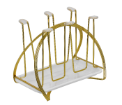 Delcasa DC2094 6Pieces Portable Cup Holder - Golden