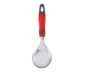 Delcasa DC1933 25X7.8 cm Stainless Steel Rice Spoon -Silver and Red