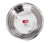 Delcasa DC1893 26 cm Stainless Steel Rice Strainer with Bottom Hole -Silver