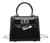 FN-Mini Jelly Handbags Cross Body - Black