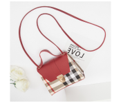 FN-Mini Small and Square Trendy Custom Logo Shoulder Handbags for Women - Red  - Similar Product Imag - ID 103340