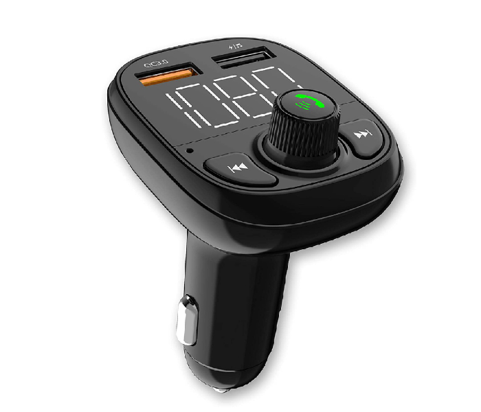 ISMART FM70 Wireless Multifunction Hands Free Calling Car FM Modulator - Black  - Similar Product Imag - ID 102590