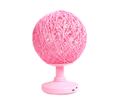 Fashionable LED Touch Table Lamp with USB Charging - Pink