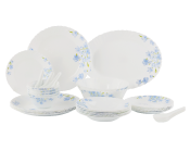 Delcasa DC2212 33 Pieces Opalware Dinner Set - White