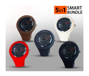 New Fashion Quartz Movement Fashion Casual Watch For Men And Women -Black + New Fashion Quartz Movement Fashion Casual Watch For Men And Women-Red + New Fashion Quartz Movement Fashion Casual Watch For Men And Women - Blue + New Fashion Quartz Movement Fashion Casual Watch For Men And Women - White + New Fashion Quartz Movement Fashion Casual Watch For Men And Women - Brown 