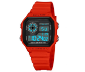 X-LOTS Water Resistant Shock Military Sports Digital Watch - Red  - Similar Product Imag - ID 101523