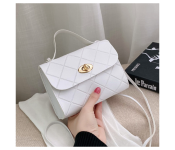 FN-Street Shot Single Shoulder Diagonal Mini Crossbody Bag for Female - White