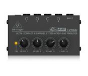Behringer HA400 Ultra-Compact 4 Channel Stereo Headphone Amplifier - Black-img1202204874