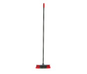 Delcasa DC1612 Indoor and Outdoor Sweeping Detachable Handle Broom - Red & Grey