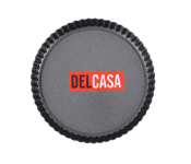 Delcasa DC2037 20x2.5CM Non-Stick Pie Cake Pan With Loose Base -Grey