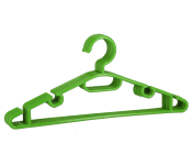 Royalford 5 Pieces Plastic Cloth Hanger Green Image
