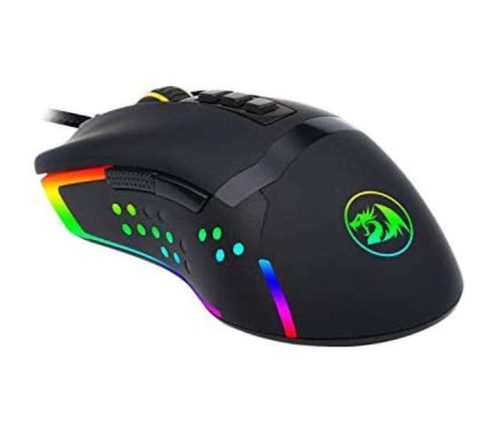 Redragon M712-RGB 10000 DP RGB LED Backlit MMO PC Wired Gaming Mouse - Black