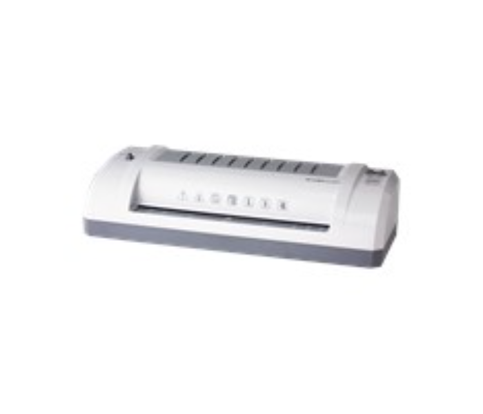 Deli 3894-EU 300mm A3 Width Laminator - Grey Front View - ID 106144