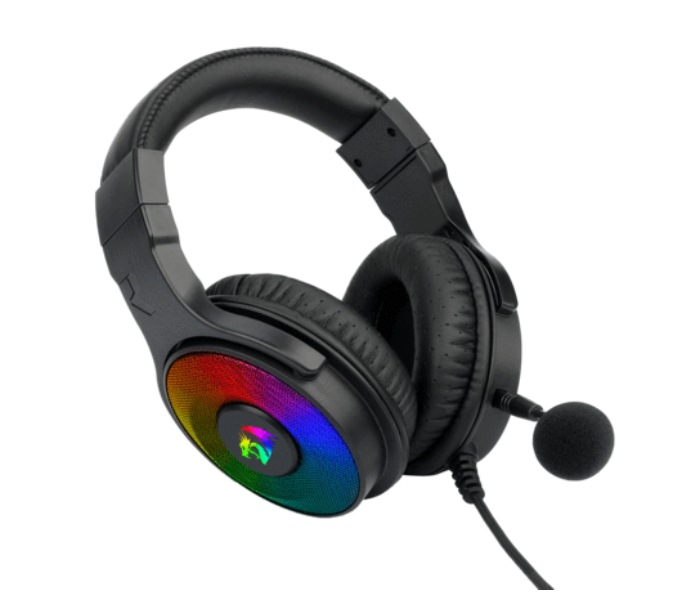 Redragon H350-RGB Pandora Wired Dynamic RGB Backlight Gaming Headset with Detachable Microphone - Black  - Similar Product Imag - ID 104110