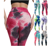 6 Pcs Free Size Hip Lifting Exercise Fitness Running High Waist Leggings for Women - Multicolor  - Similar Product Imag - ID 104308