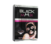 Pack of 20 Natural Black Mud Deep Cleansing Purifying Peel Off Facial Face Mask - Black