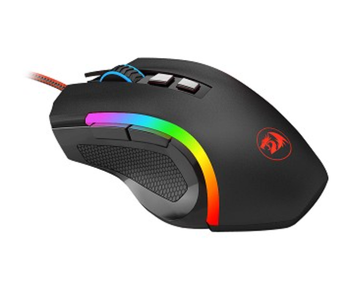 Redragon M607 7200 DPI RGB Griffin Gaming Mouse - Black