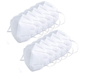 Generic K-N95 Polypropylene Disposable Face Mask with Respirator - White