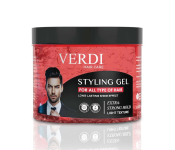 Verdi Hair Care Extra Strong Hold Shine Effect Styling Gel for Men