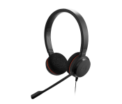 Jabra Evolve 20 Stereo Wired Headset - Black