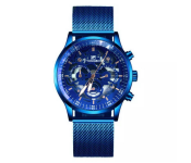 Yongbo Unisex Luxury Fashion Analog Watch - Blue