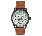 Yongbo Mens Formal Analog Watch - Brown 